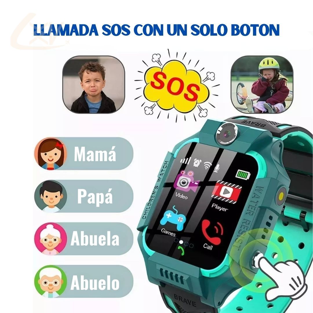 SMARTWATCH RELOJ KIDS Q19 CON CHIP y GPS - J&L TECH STORE 