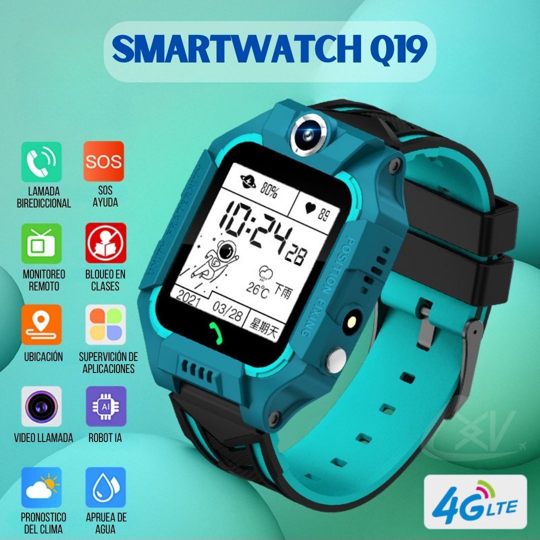 SMARTWATCH RELOJ KIDS Q19 CON CHIP y GPS - J&L TECH STORE 